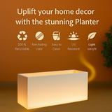 L E D Rectangle Pots for Home & Garden (Pack of 1)