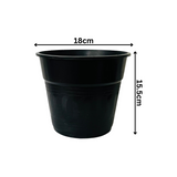 Pixel Pot | Round Pot With inner For Tabletop | Office | Indoor Garden | Home& Garden