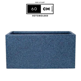 Hug A Plant | Quebec Rectangle 60CM Rotomolded Plastic Pot for Home & Garden (Pack of 1)