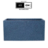 Hug A Plant | Quebec Rectangle 60CM Rotomolded Plastic Pot for Home & Garden (Pack of 1)