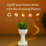 Kissan Double Arms Rotomolded Pots for Home & Garden (Pack of 1)