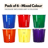 Hug A Plant | Mixed Colour Orchid Pot for Home & Garden