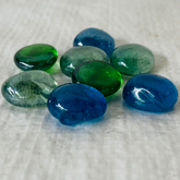 Transparent Glass Mixed Pebbles for Decoration |Garden|Table|Terrariums| Home Decor|Vase Fillers