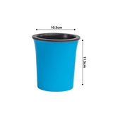 Hug A Plant | Oslo 10.5cm Round Plastic Pots with Inner for Home & Garden