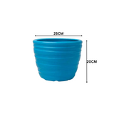 Phoenix Planter Round Plastic Pot for Home & Garden Decor