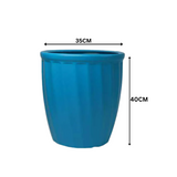 Kyiv Planter Round Plastic Pot for Home & Garden Decor