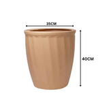 Kyiv Planter Round Plastic Pot for Home & Garden Decor