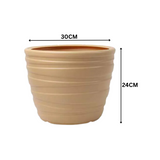 Phoenix Planter Round Plastic Pot for Home & Garden Decor