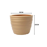 Phoenix Planter Round Plastic Pot for Home & Garden Decor