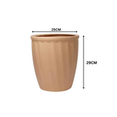 Kyiv Planter Round Plastic Pot for Home & Garden Decor