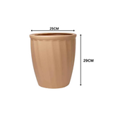 Kyiv Planter Round Plastic Pot for Home & Garden Decor