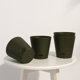 Krish Olivegreen plastic Planter Small for Home & Garden