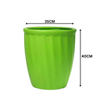 Kyiv Planter Round Plastic Pot for Home & Garden Decor