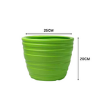 Phoenix Planter Round Plastic Pot for Home & Garden Decor