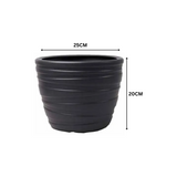 Phoenix Planter Round Plastic Pot for Home & Garden Decor