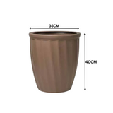 Kyiv Planter Round Plastic Pot for Home & Garden Decor