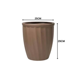 Kyiv Planter Round Plastic Pot for Home & Garden Decor