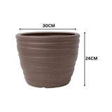 Phoenix Planter Round Plastic Pot for Home & Garden Decor