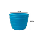 Phoenix Planter Round Plastic Pot for Home & Garden Decor