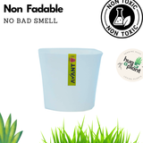 Hug A Plant LB Pot(3.5 Inch) White colour for Home & Garden