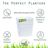 Hug A Plant | Oblique Pot (8L)Self-watering for Home & Garden