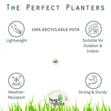 Hug A Plant | Smart Pot 10 litre Self-watering Pot for Home & Garden