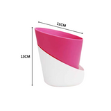 Atlantis Self-watering Plastic Pot for Home & Garden Decor