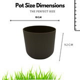 Hug a plant Ebizia Plastic Pot for Home & Garden (Pack of 1)