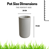 Tokyo Rotomolded pots for Home & Garden (Pack of 1)