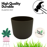 Hug a plant Ebizia Plastic Pot for Home & Garden (Pack of 1)