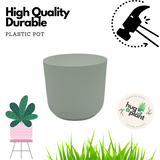Hug a plant Ebizia Plastic Pot for Home & Garden (Pack of 1)