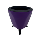 Lagos 13cm Round Plastic Pot for Home & Garden Decor