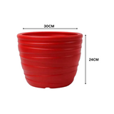 Phoenix Planter Round Plastic Pot for Home & Garden Decor