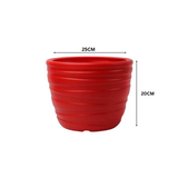 Phoenix Planter Round Plastic Pot for Home & Garden Decor