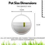 Hug A Plant | Saturn Pot for Home & Garden