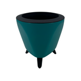 Lagos 13cm Round Plastic Pot for Home & Garden Decor