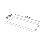 Hug A Plant | Window Planter 60CM Rectangle Plastic Pot for Home & Garden (Pack of 1)