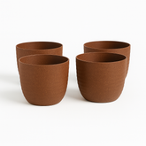 Verona Eco-friendly Pot | Bamboo-Based, UV-Protected Tabletop Planters | Eco-Friendly Pots for Indoor Plants, Home Décor, Balcony & Garden