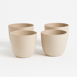 Verona Eco-friendly Pot | Bamboo-Based, UV-Protected Tabletop Planters | Eco-Friendly Pots for Indoor Plants, Home Décor, Balcony & Garden