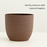 Verona Eco-friendly Pot | Bamboo-Based, UV-Protected Tabletop Planters | Eco-Friendly Pots for Indoor Plants, Home Décor, Balcony & Garden