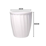 Kyiv Planter Round Plastic Pot for Home & Garden Decor