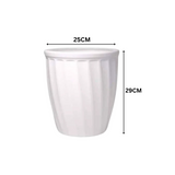 Kyiv Planter Round Plastic Pot for Home & Garden Decor