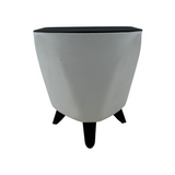 Lagos 13cm Round Plastic Pot for Home & Garden Decor