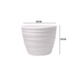 Phoenix Planter Round Plastic Pot for Home & Garden Decor