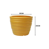 Phoenix Planter Round Plastic Pot for Home & Garden Decor