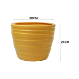Phoenix Planter Round Plastic Pot for Home & Garden Decor