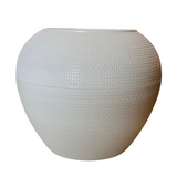 Hug A Plant |Kiwi Round Plastic Pot for Home & Garden (22CM|9INCH,Pack of 1)