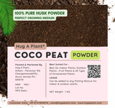 Hug A Plant Coco Peat Powder For Plants 1Kg
