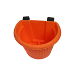 Hug A Plant |Bello Wall Planter 20CM Hanging Plastic Pot for Home & Garden Decor (20CM|8 INCH)