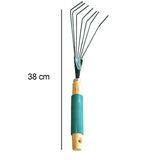 STAINLESS STEEL TOOTH GARDEN LEAF RAKE